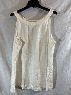 Soft Surroundings Women’s 1X Sleeveless White Blouse